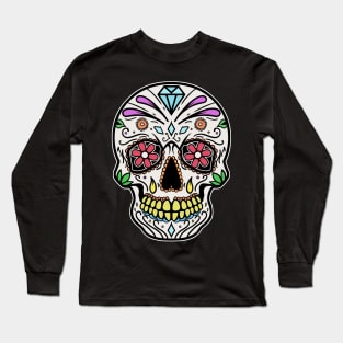 Mexican Skull Dia de los muertos Day of the dead Long Sleeve T-Shirt